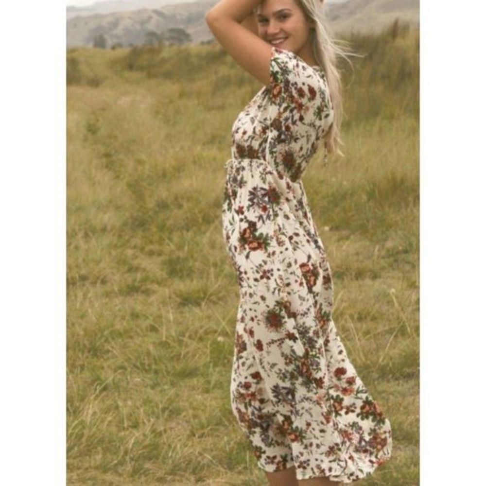 MARINA GRIMANI ITALY Oahu Floral Maxi Dress